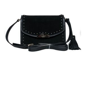 Kate Spade suede studded Crossbody purse ￼